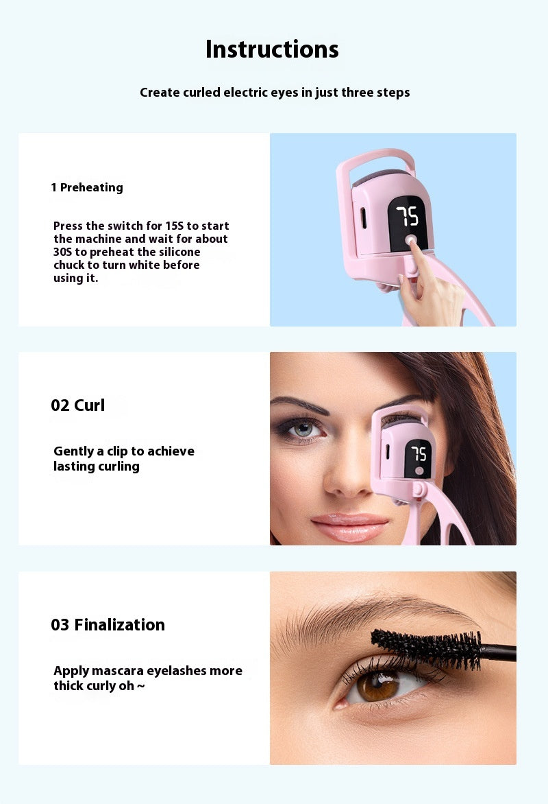 heated eyelash curler