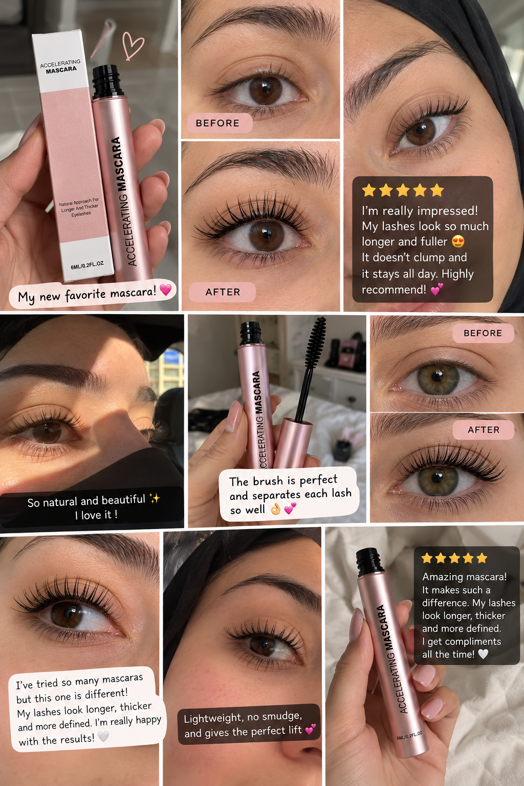 Mascara Infusé au Sérum de Croissance – Volume & Soin Naturel des Cils - DreamEyes