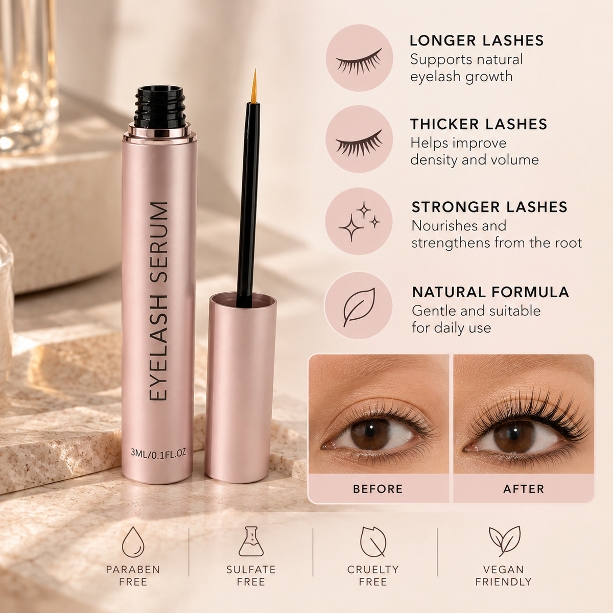 Serum de croissance des cils ~ Dreameyes - DreamEyes